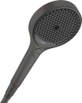 hansgrohe Rainfinity Water-Saving Shower Head 130 mm 3 Jet Types Brushed Black Chrome