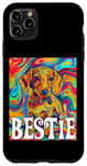 Coque pour iPhone 11 Pro Max Bestie Dog Best Friend Puppy Love