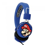 Super Mario Childrens/Kids Premium Mario & Luigi On-Ear Headphones