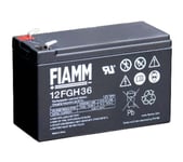 Fiamm 12Fgh36, 12 V, 1 Styck, Svart, 9 Ah, 5 År, 2,8 Kg