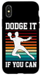iPhone X/XS Funny Dodgeball game Design for a Dodgeball Player Case
