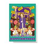 Willy Wonka Birthday Greetings Card - Standard Card