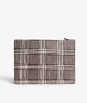 The Case Factory Medium Clutch Pony Check Black/White