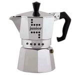 Bialetti Aeternum Coffee Maker Junior Aluminum For 1 Cup Finish Glossy