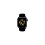 Apple Watch Series 7 Gps Boîtier Aluminium Noir 45mm Avec Bracelet Noir Reconditionné Grade A
