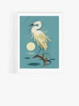 EAST END PRINTS Dieter Braun 'Little Egret' Framed Print