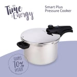 Smart Plus Induction Pressure Cooker Stainless Steel 6L, Cooks 70% Faster