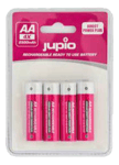 Jupio Rechargeable Batteries AA 2500 mAh 4 pcs DIRECT POWER PLUS