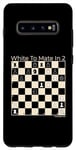 Coque pour Galaxy S10+ White To Mate In 2 Find Checkmate Puzzle #19 Échecs