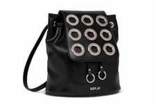 Replay women's backpack with hole details, black (Black 098), one size