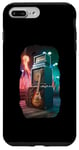 Coque pour iPhone 7 Plus/8 Plus Ampli de guitare artistique psychédélique au design cool à bascule