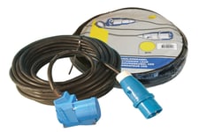 Kabelsett 25m 2x2,5 kv (vinklet) CEE Utvendig kabel