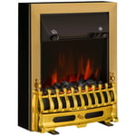 Modern Electric Fireplace 1 & 2KW LED Fire Place Effect Heater Fire Flame