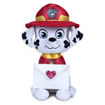 Famosa Softies - Paw Patrol Cartoon Series Character Marshall Plush Toy, 27 cm Super Soft and Squishy Texture, for Girls and Boys, 0 Years (760022481)