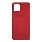 Samsung Galaxy A71 Deksel i Hardplast - Metallisk Rød