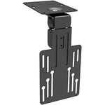 electrosmart Under Cabinet Ceiling TV Bracket Mount with Tilt & Rotate for 13” to 23” LCD/LED/Monitor with 50x50, 75x75 or 100x100 VESA (Black)