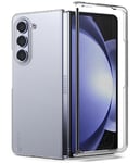 Ringke Coque Compatible avec Samsung Z Fold 5 5G (2023) [Slim] Transparente Étui Résistant aux Rayures Polycarbonate Solide Rigide pour Coque Galaxy Z Fold 5 - Matte Clear