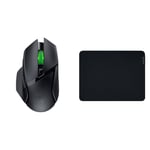 Razer Basilisk V3 X Hyperspeed - Souris Gaming sans Fil Noir & Gigantus V2 Medium - Tapis de Souris Gaming Souple pour Un Style Rapide et Un Contrôle Optimal Noir