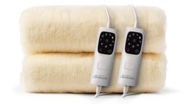Sunbeam Sleep Perfect Wool Fleece Electric Blanket Queen BLW6651