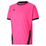 PUMA Mixte enfant Teamgoal 23 Jersey Jr T Shirt, Fluo Pink-puma Black, 176 EU