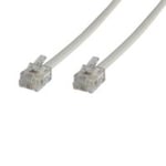 MicroConnect Modular Straight - Câble de téléphone - RJ-11 (6 broches) (M) pour RJ-11 (6 broches) (M) - 10 m