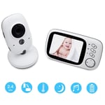 smzzz Baby Monitor Camera Shelf Wireless Security 3.2 Inch LCD Baby Monitor 2 WIFI Connection Sports Temperature Detection Suitable for Elderly Pets Clear