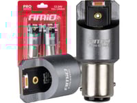 Amio Led-Lampor Full Canbus Pro P21/5W 2X1860 Smd Röd 12V 24V Amio-03596