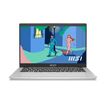 MSI Modern 14 (C12M-636UK) 14.0" FHD IPS-Level, Intel 12th Gen i3-1215U, Intel UHD Graphics, DDR IV 8GB (3200MHz), 512GB NVMe PCIe SSD, Intel WIFI 6, Windows Home 11 - Urban Silver