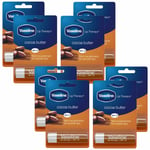 Vaseline Lip Therapy  Balm Sticks, Cocoa Butter, 8 Pack, 4gm