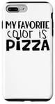 Coque pour iPhone 7 Plus/8 Plus Ma couleur préférée est la pizza - Amateur de pizza