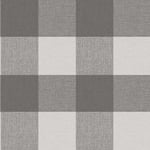Country Check Charcoal Tartan Plaid Wallpaper Silver Shimmer Glitter Crown
