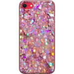 Apple iPhone SE (2020) Gennemsigtigt Telefoncover Glitter