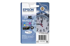 Epson 27XL Multipack - 3 pakker - XL - gul, cyan, magenta - original - blækpatron