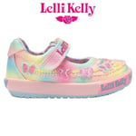 Lelli Kelly Girls Shoes Infants Baby Rainbow Butterfly Canvas Lelly LK3463 Myla 