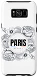 Coque pour Galaxy S8+ Cool Floral Paris Illustration Nouveauté Graphiques Designs