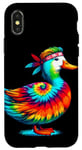 Coque pour iPhone X/XS Illustration animalière Cool Duck Graphic Spirit