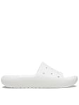 Crocs Classic Slide - White, White, Size 5, Women