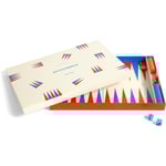 HAY PLAY Backgammon Spill, Blå Harpiks