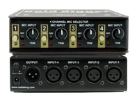 Radial OUTLET | GOLD DIGGER 4-Channel Mic Selector