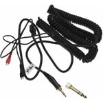 vhbw Câble audio AUX compatible avec Sennheiser HD 480 CL-II, HD 480 II casque - Avec prise jack 3,5 mm, vers 6,3 mm, 1,5 - 4 m, noir