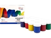 Gouache Paints 40Ml 12 Colors Classic