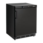 Nisbets Essentials Undercounter Refrigerator Black - 150Ltr