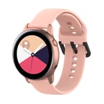 Samsung Galaxy Watch Active - Silikone fleksibel urrem - Pink str. S