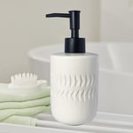White Shampoo Packing Bottle Ceramic Emulsion Press Bottle  Bathroom