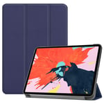 COOSTORE Case for iPad pro 12.9'' 2018, Apple Pencil's Magnetic Attachment Side Opening, Auto Wake/Sleep Cover with Fit Apple iPad pro 12.9 Inch (2018 Release), Dark blue