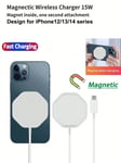 15W Wireless Fast Charger QI Magsafe For iPhone 13 12 Mini Pro Max UK STOCK