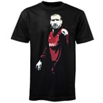 Manchester Football Legend Eric Cantona in United 1996 Kit T-Shirt XL