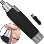 Battery Operated Mens Nose Hair Trimmer Ear Nasal Set Free Battery Travel