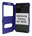 Flipcase Samsung Galaxy A7 2018 (A750FN/DS) (Blå)