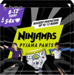 Pampers Ninjamas Pyjama Pants Unisex Spaceships, 8 - 8-12 Years (Pack of 54)